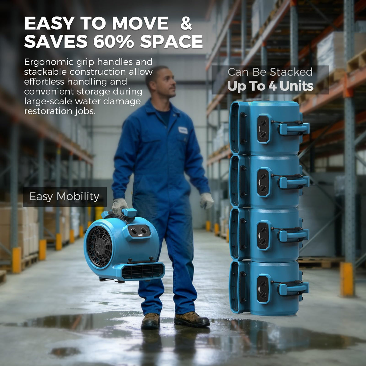 3 Speed Floor Drying Fan A828