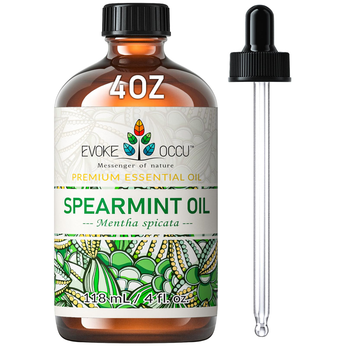 Spearmint and Lavender Essential Oil 4 Fl Oz I73385