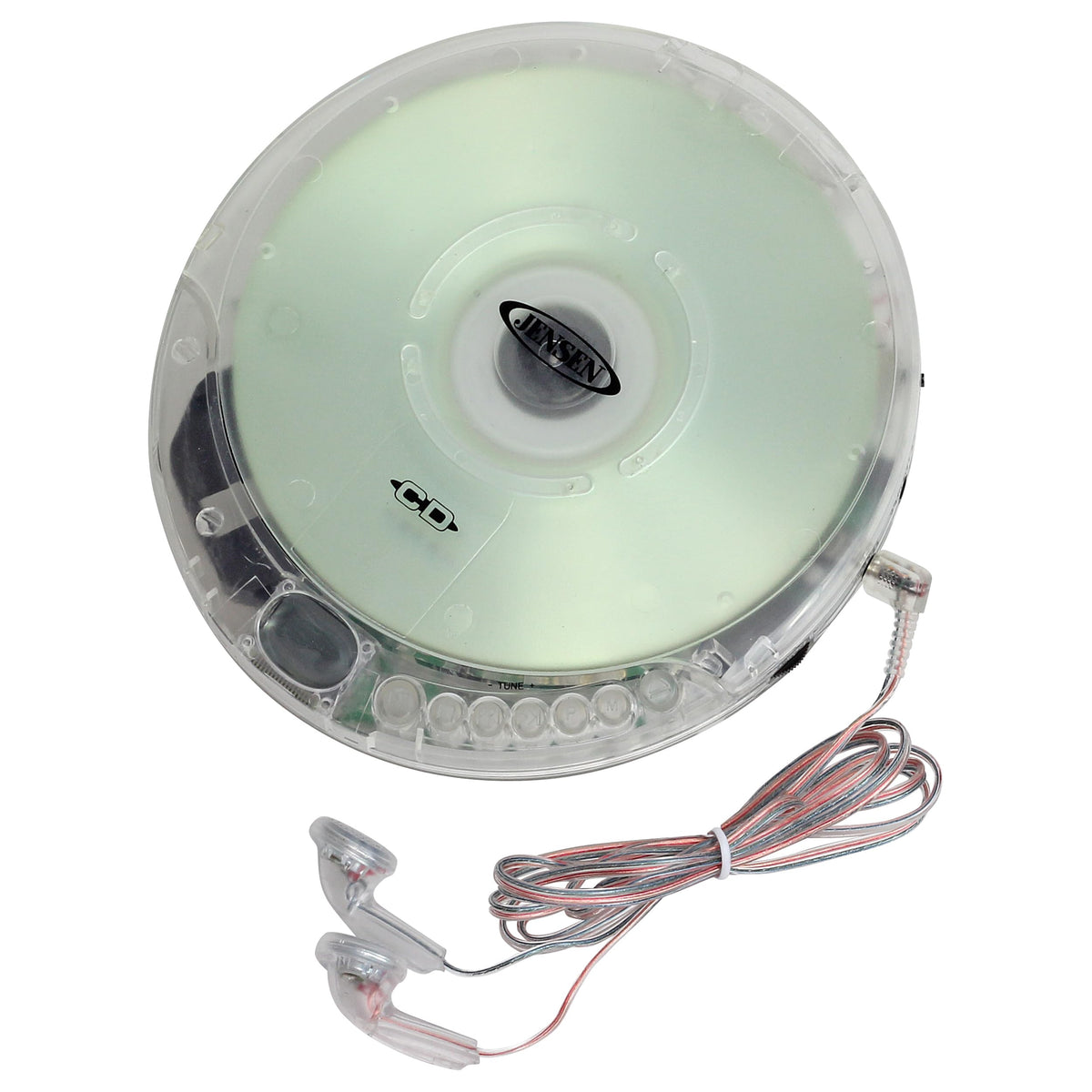Portable CD Player Transparent Clear L2245