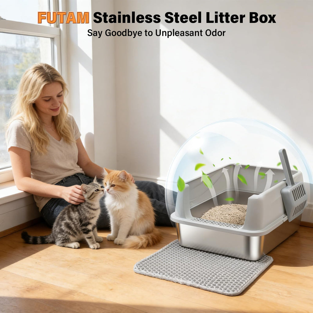 Stainless Steel Cat Litter Box N322282