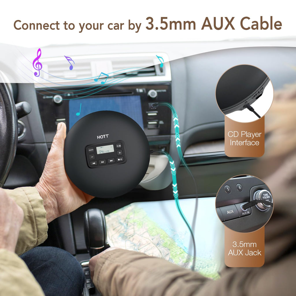 Portable CD Player with Anti-Skip Protection Q984