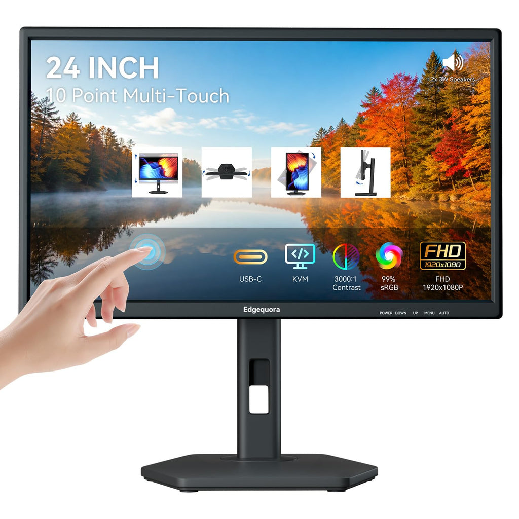 24 Inch USB-C Touchscreen Monitor Adjustable VA O8126