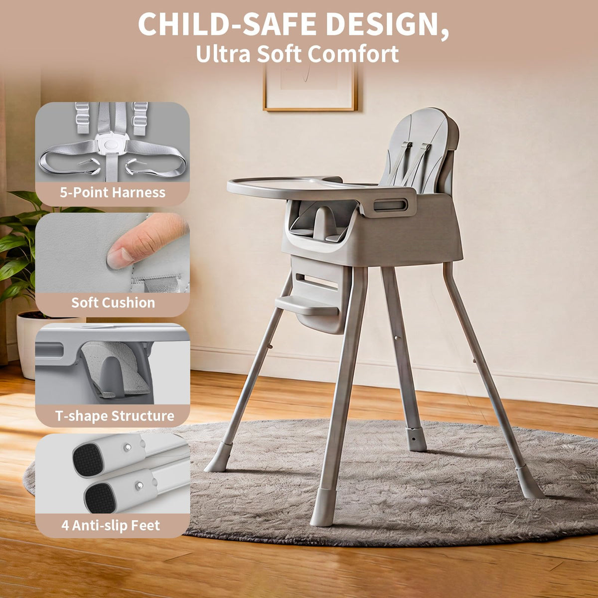 3in1 Baby Highchair C66622