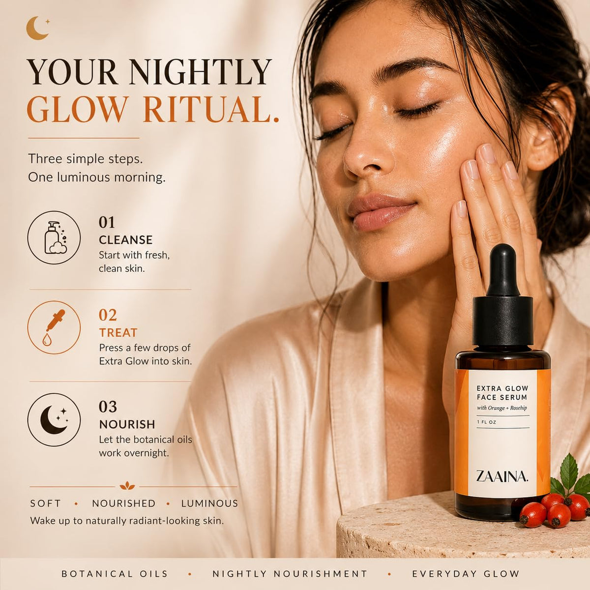 Extra Glow Face Oil Serum 1 oz U518227