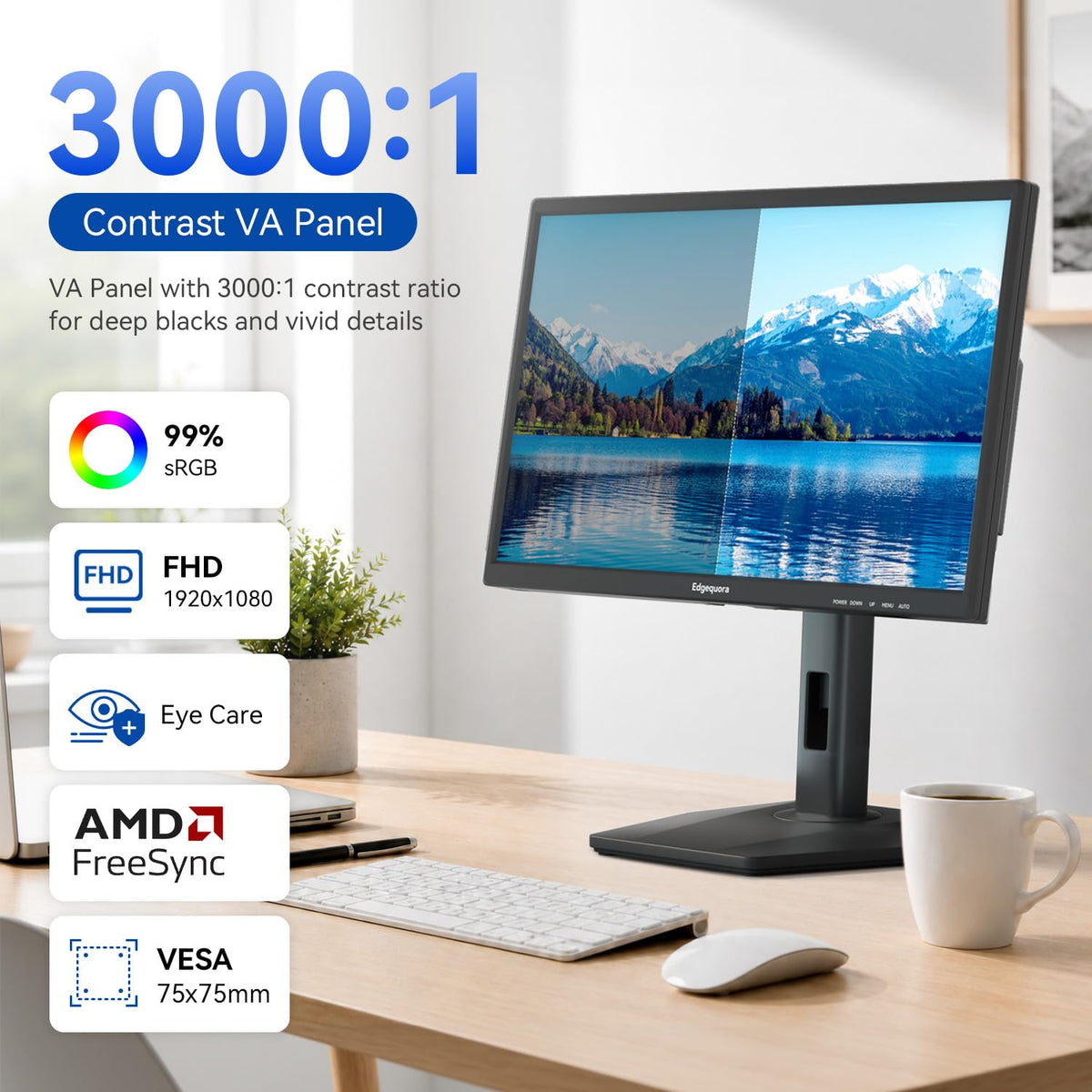 24 Inch USB-C Touchscreen Monitor Adjustable VA O8126