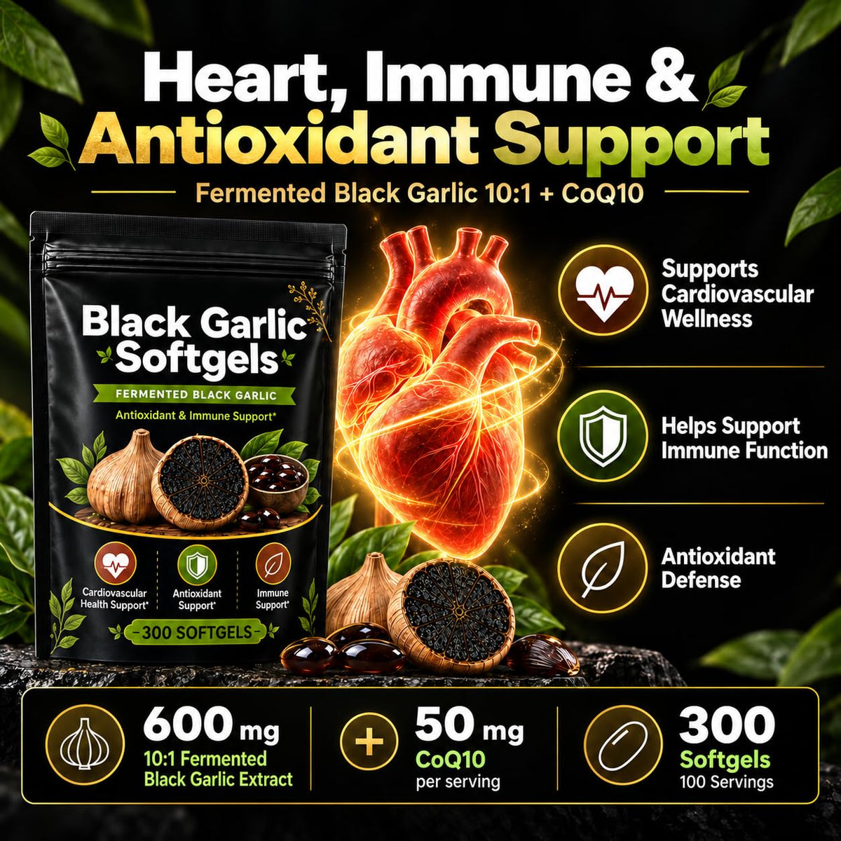 Black Garlic Softgels B943