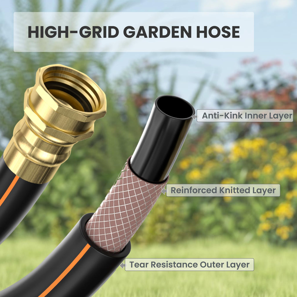 Retractable Garden Hose Reel 1/2 Inch x 100 ft B6584