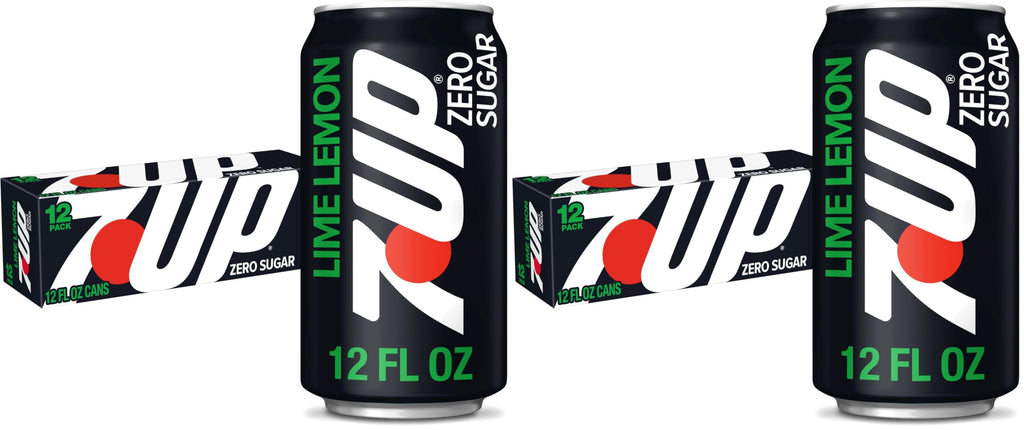 Zero Sugar 7-Up Soda, 12 Oz (Pack of 24) N287031