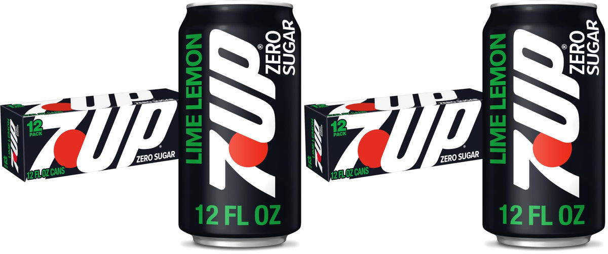 Zero Sugar 7-Up Soda, 12 Oz (Pack of 24) N287031