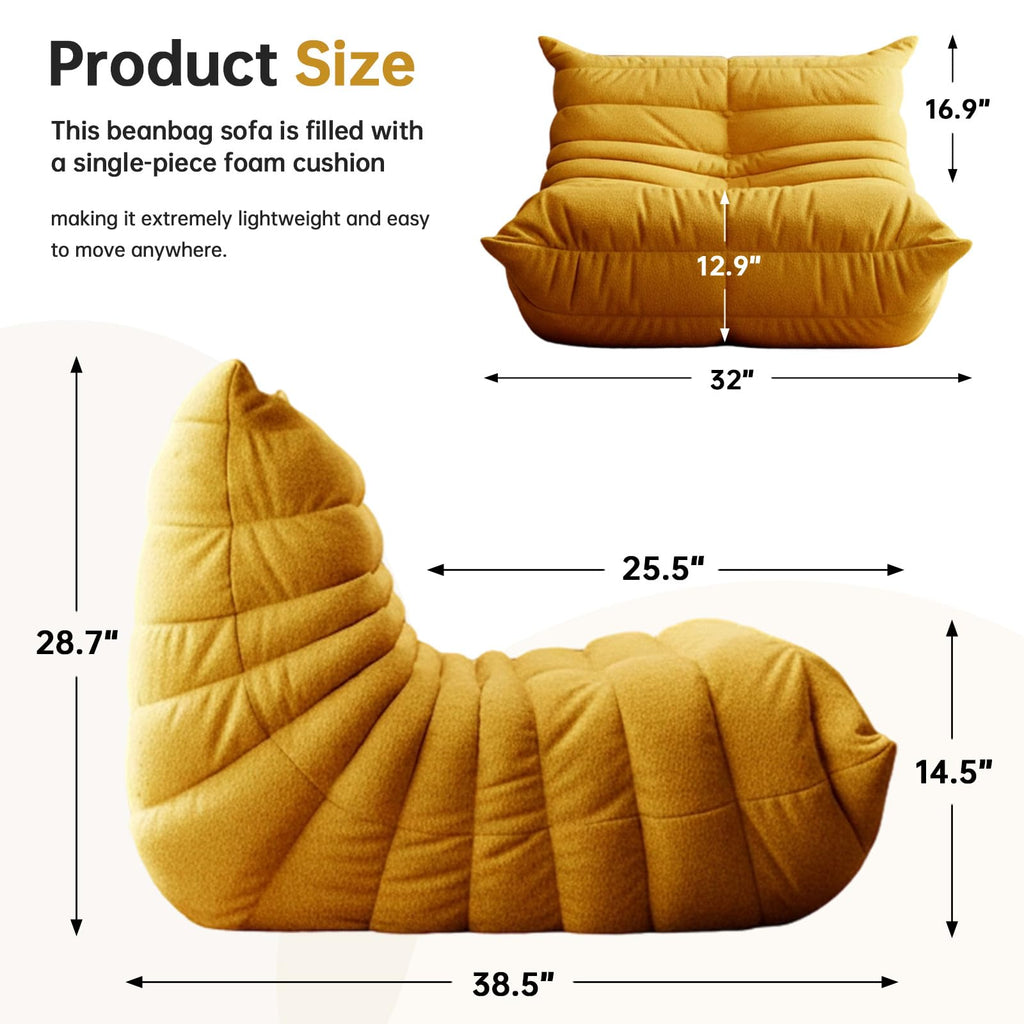 Oversized Memory Foam Bean Bag Chair Z298
