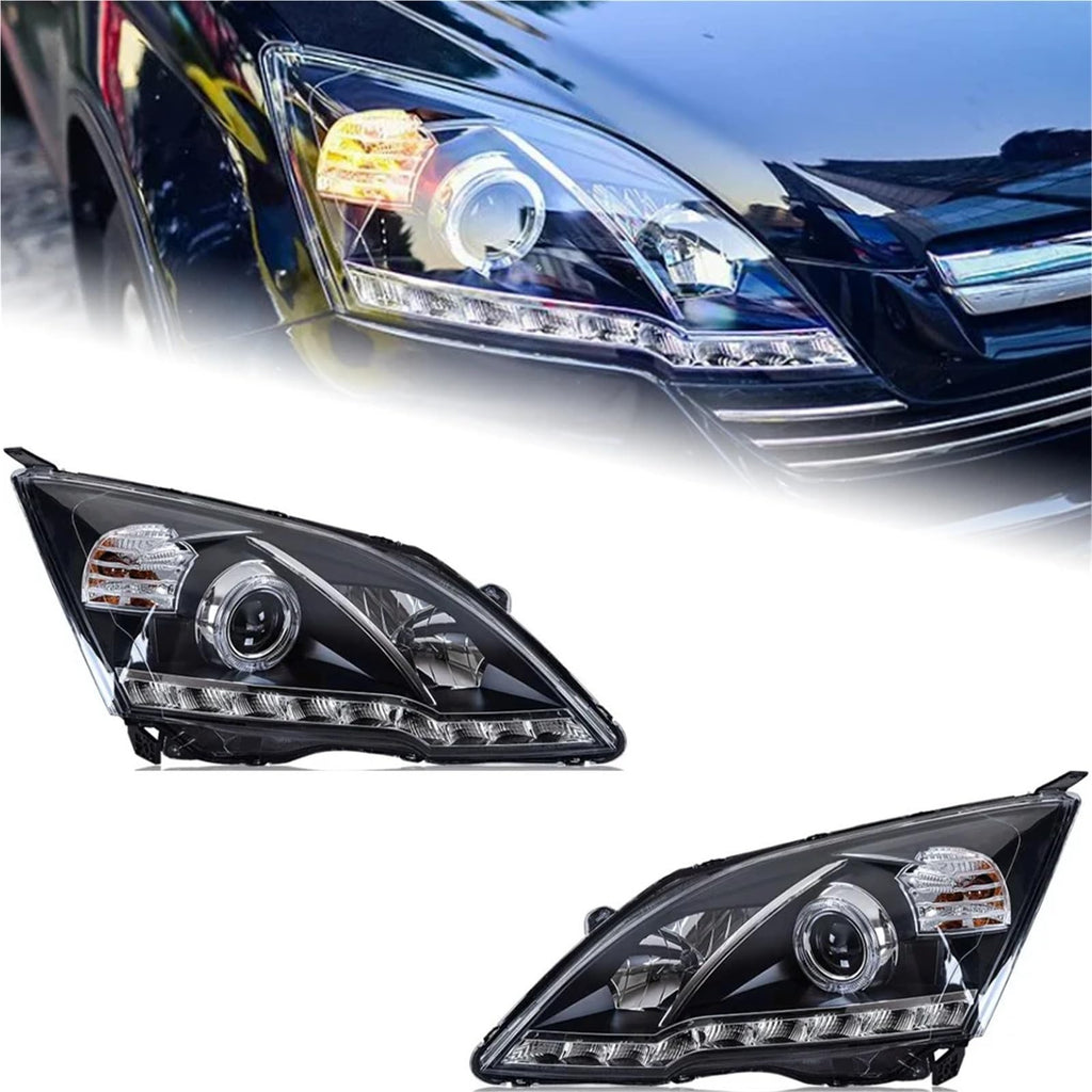 Car Headlight LED DRL Double Lens V7240