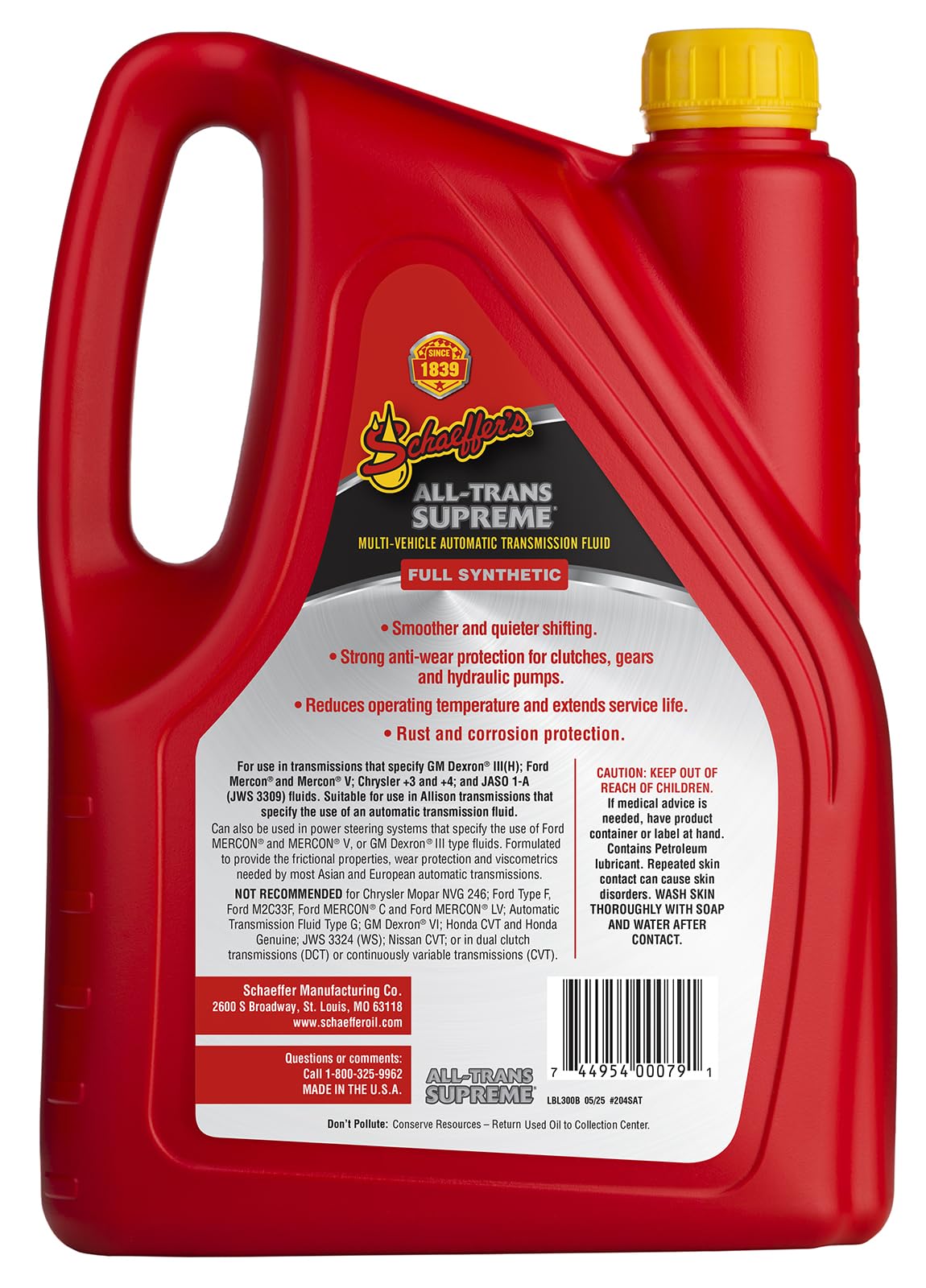 Automatic Transmission Fluid 1-Gallon Bottle W553