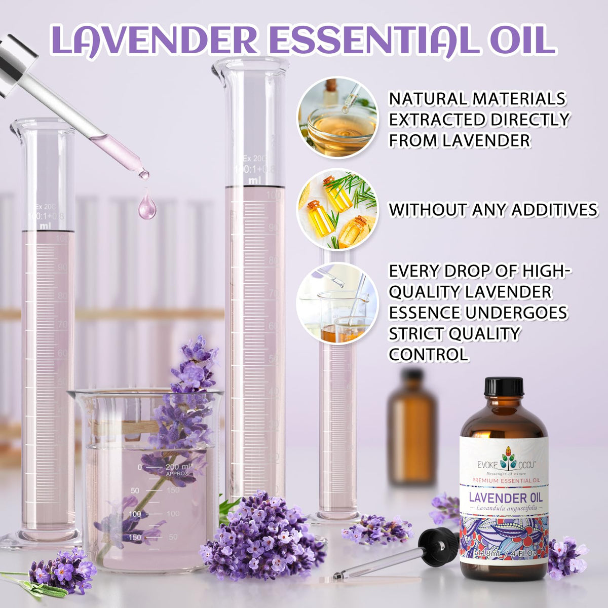 Spearmint and Lavender Essential Oil 4 Fl Oz I73385