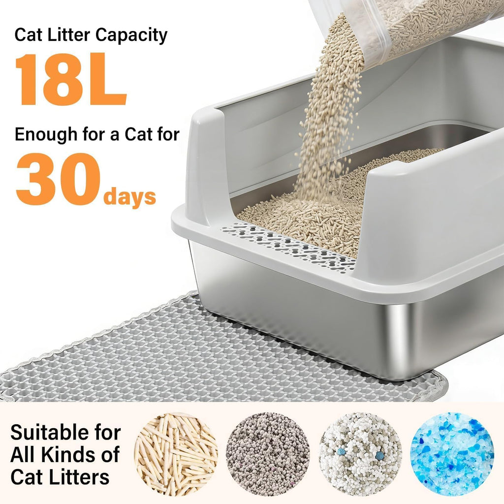 Stainless Steel Cat Litter Box N322282