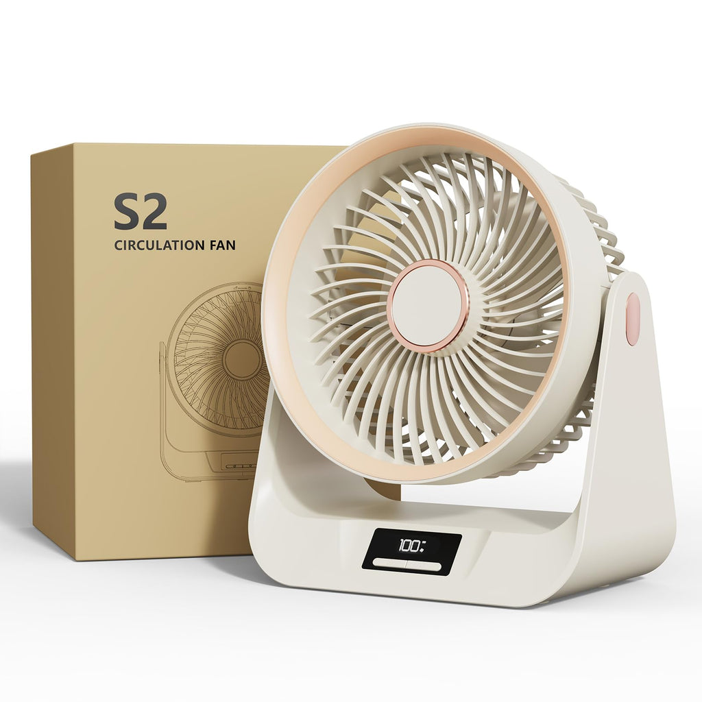 6.5 Inch 5-Speed Portable Desk Fan A131848