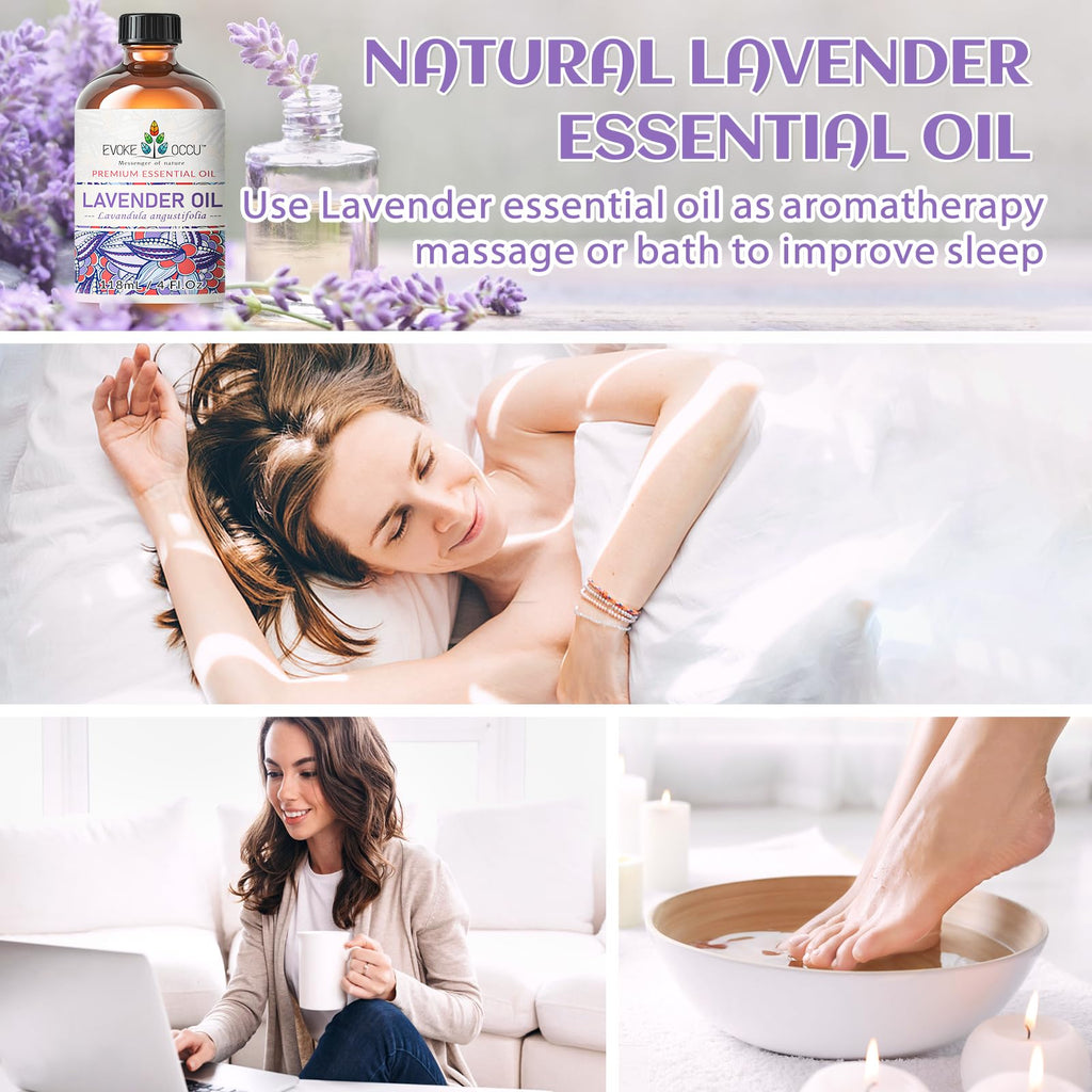 Spearmint and Lavender Essential Oil 4 Fl Oz I73385