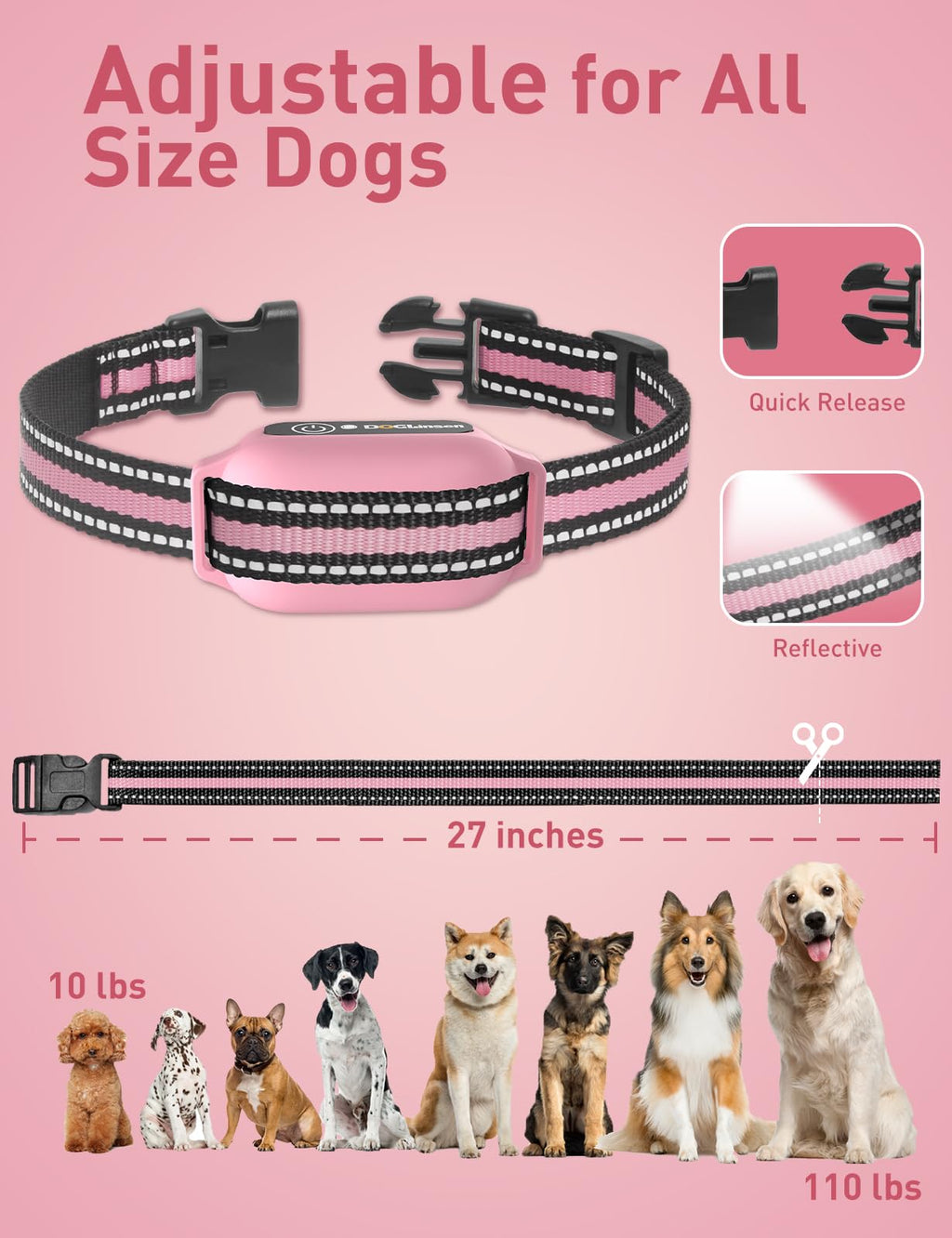 Beep and Vibrating Dog Collar with Remote A67431