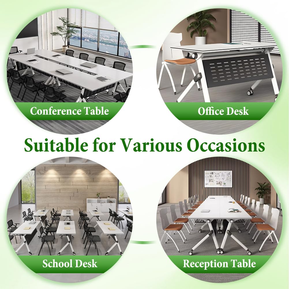 Folding Conference Table 63x24x30 Inch U6239
