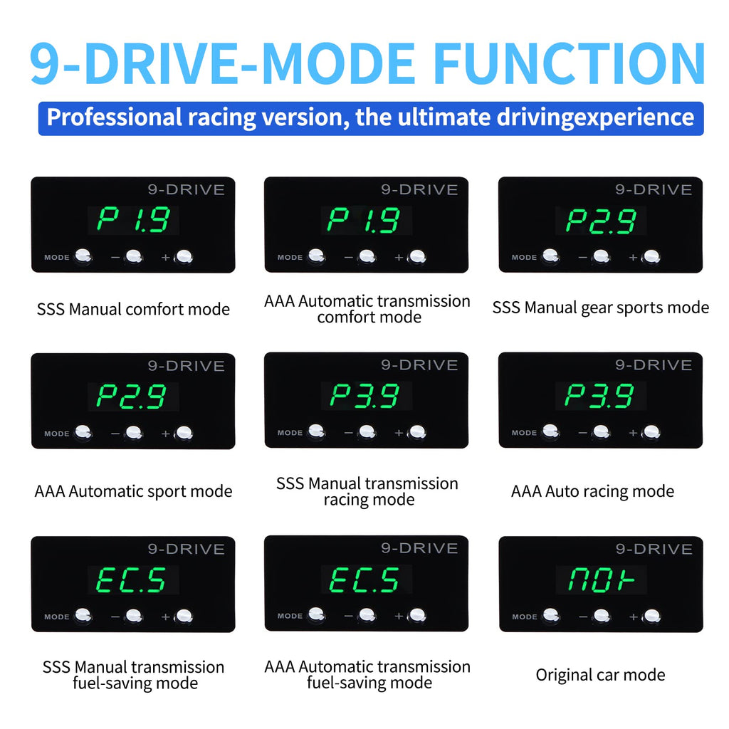 9 Drive 9-Mode Electronic Throttle Response Controller M12189