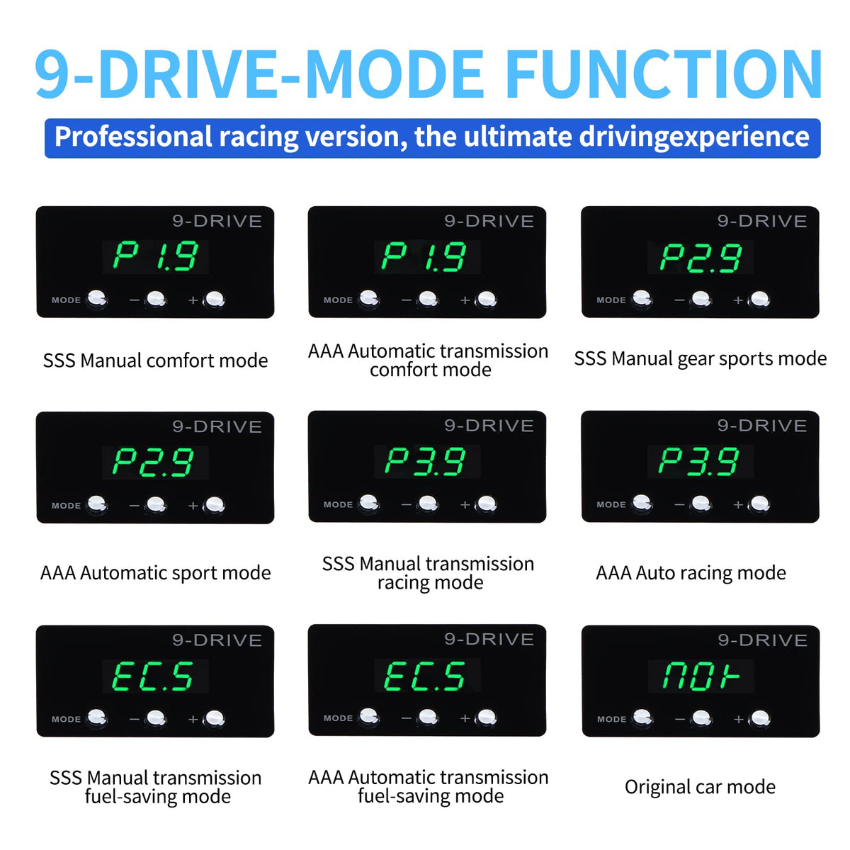 9 Drive 9-Mode Electronic Throttle Response Controller M12189