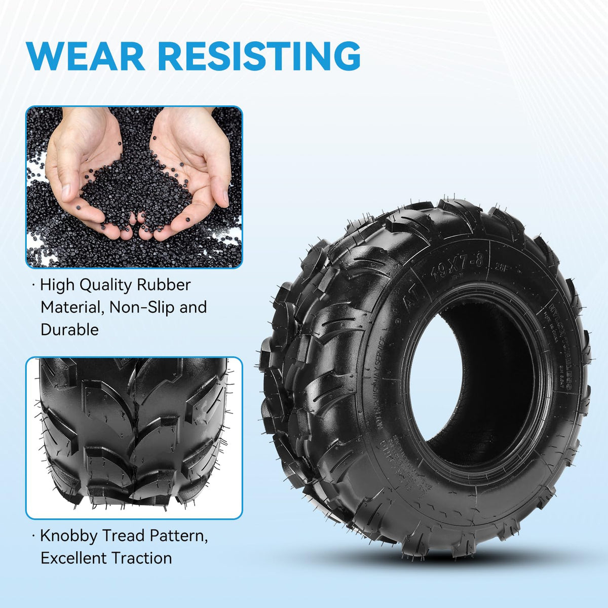 19x7-8 Tubeless Tire S386