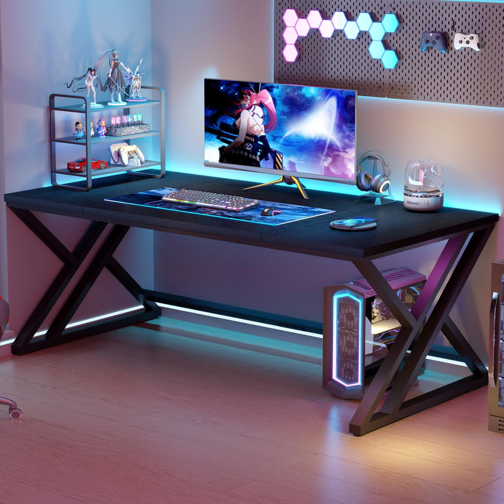 Black Computer Desk V709