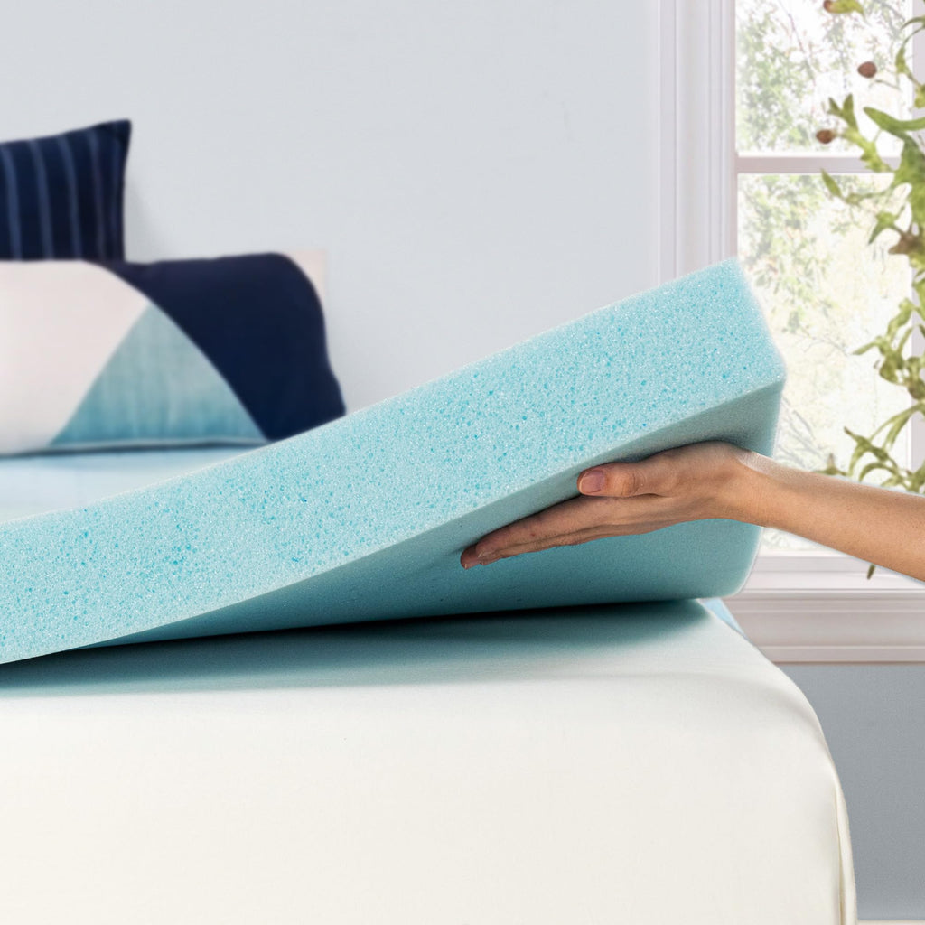 3 Inch Ventilated Memory Foam Mattress Topper, Twin E825304