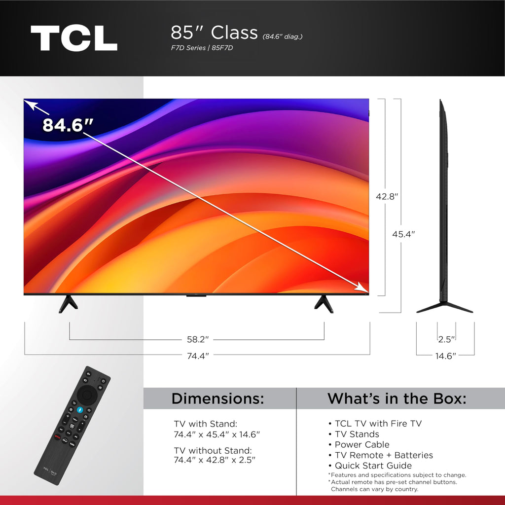 85-Inch QLED 4K UHD Smart TV Z288887