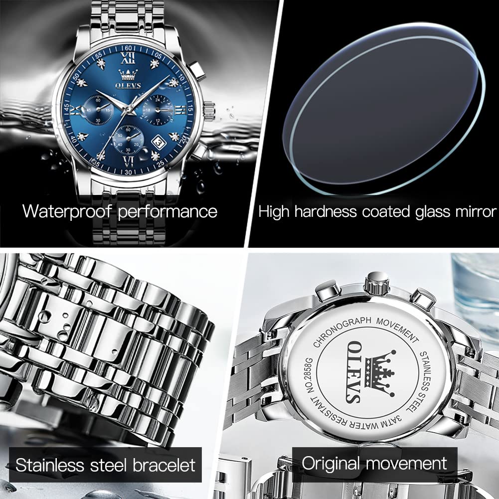 Men Stainless Steel Analog Watch Q8656