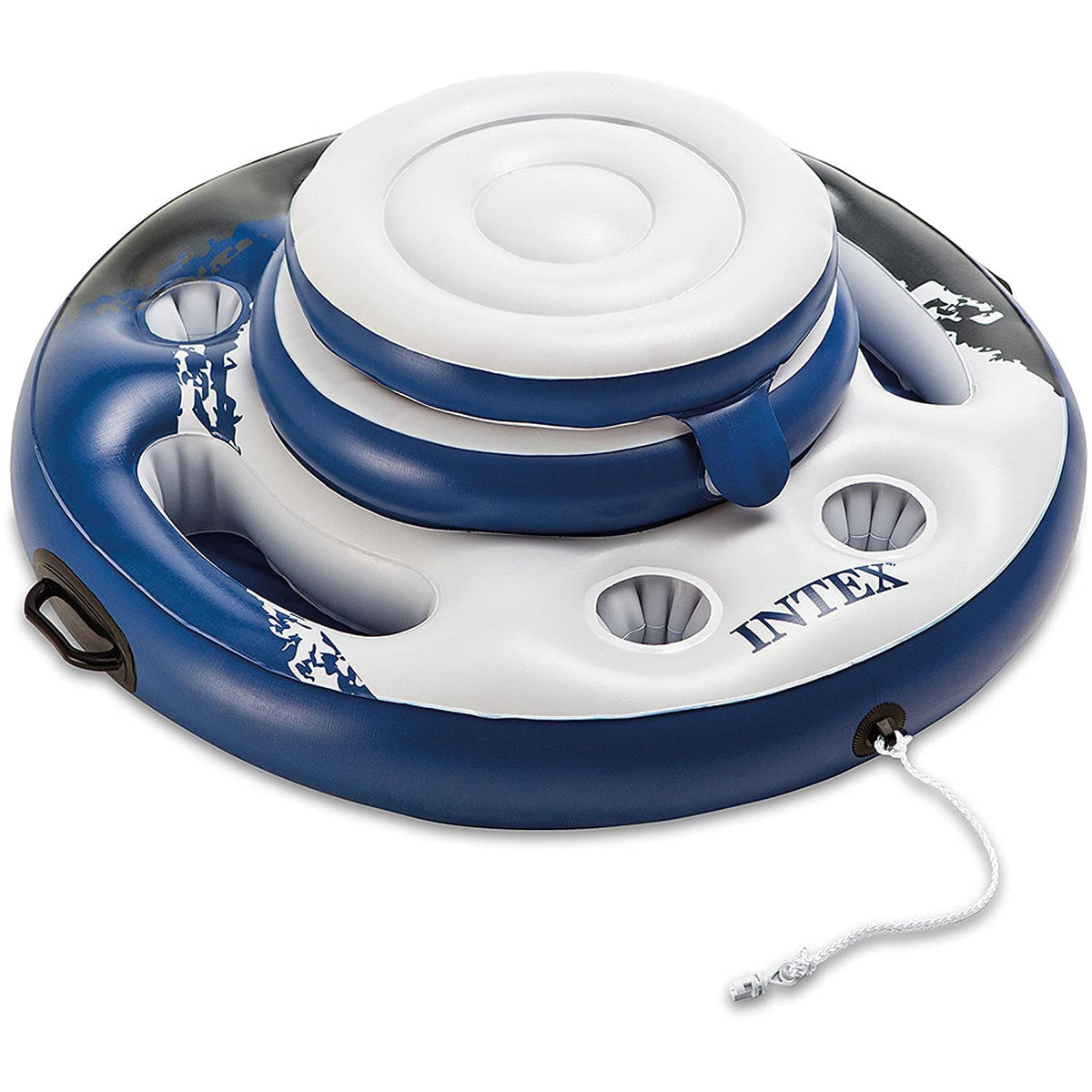 Inflatable Cooler Float with Built-in Cup Holders T10169