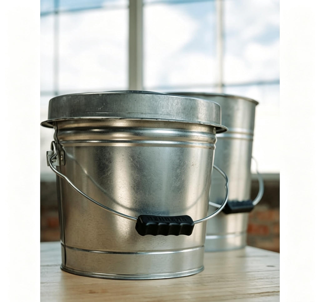 6-Gallon Galvanized Steel Storage Can X85053
