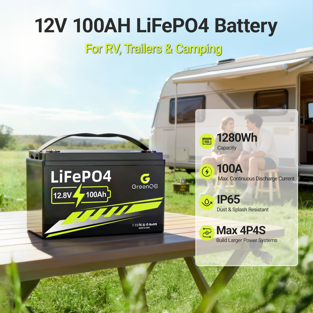 12V 100Ah LiFePO4 Deep Cycle Battery K8455