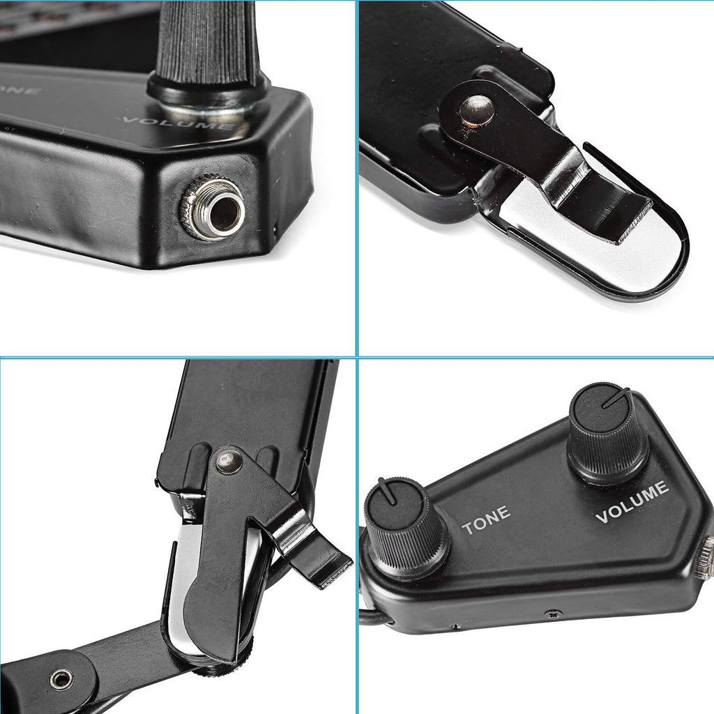12 SoundHole Acoustic Guitar Pickup with Tone and Volume Control N28909