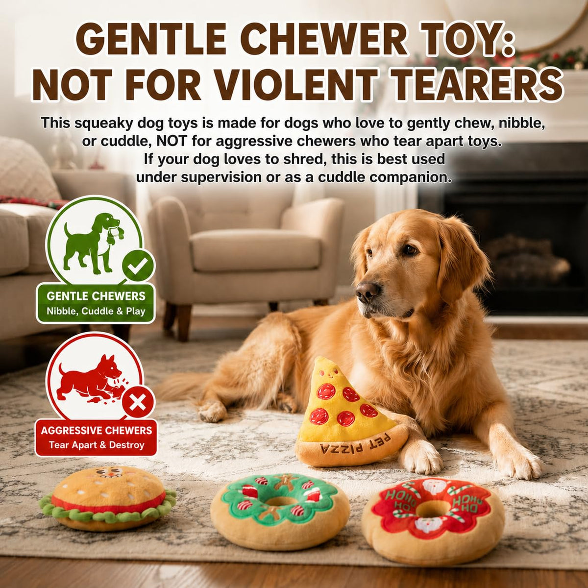Plush Squeak Toy 1 Pack C321427