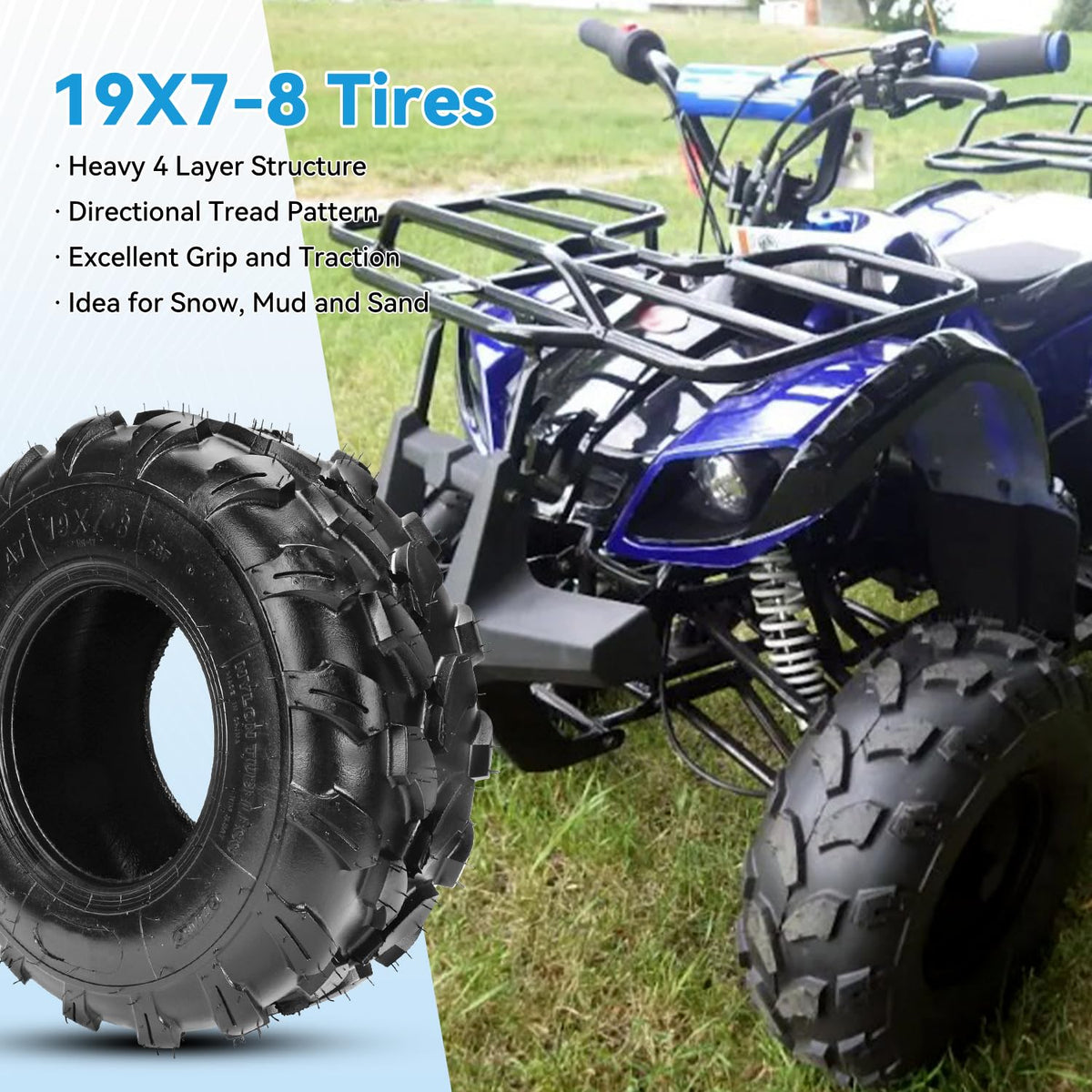 19x7-8 Tubeless Tire S386