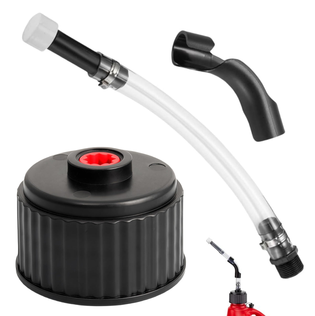 Fuel Jug Hose and Hose Benders, Gas Can Cap M170535