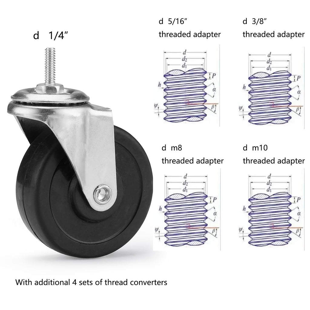 Set of 4 Caster Wheels K785