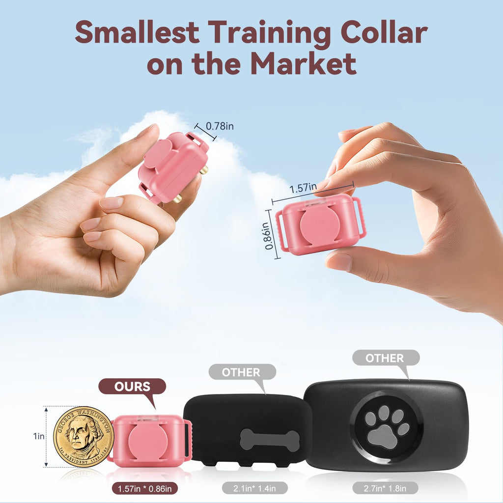 Pink Cat Shock Collar with Remote H179