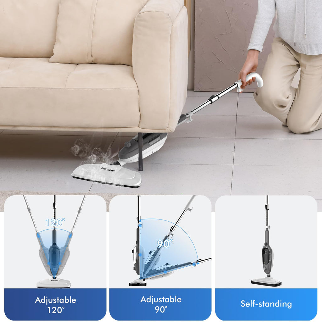 11-in-1 Handheld Detachable Adjustable Steam Mop B7704