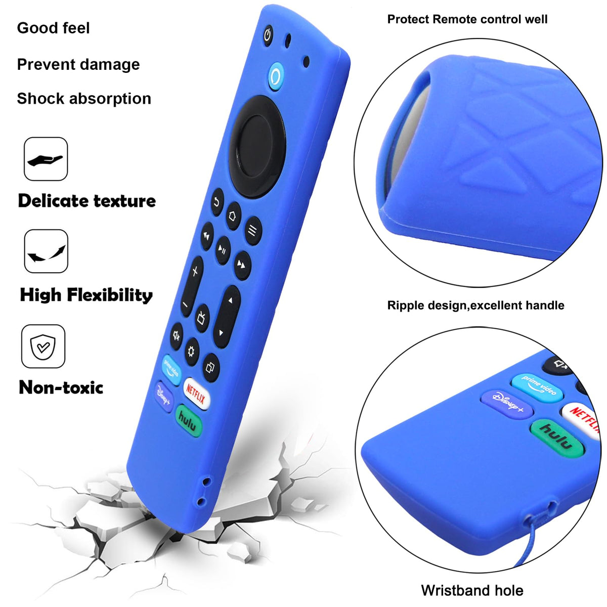 Silicone Remote Case 3pcs with Lanyard Y651139