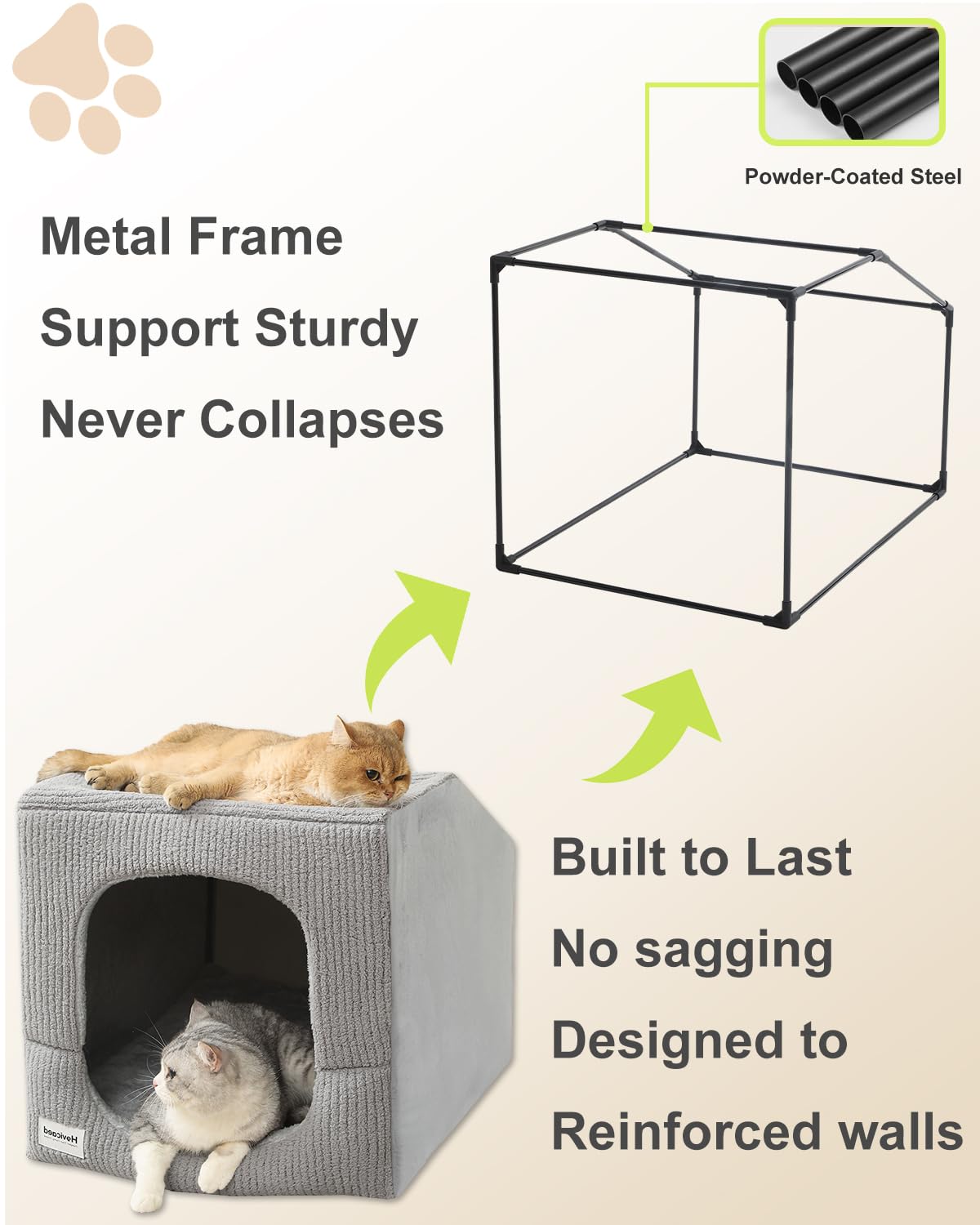 Small Dog House with Dog Cave Bed X121712