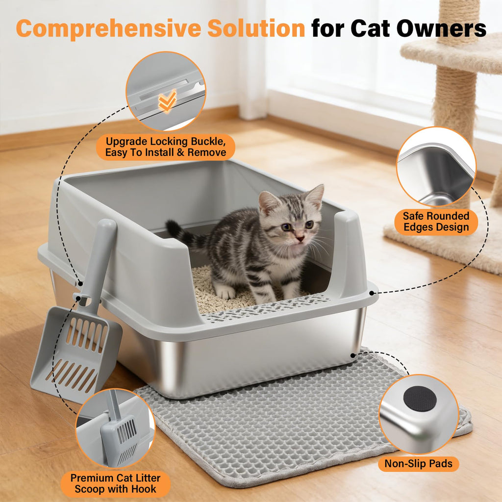 Stainless Steel Cat Litter Box N322282