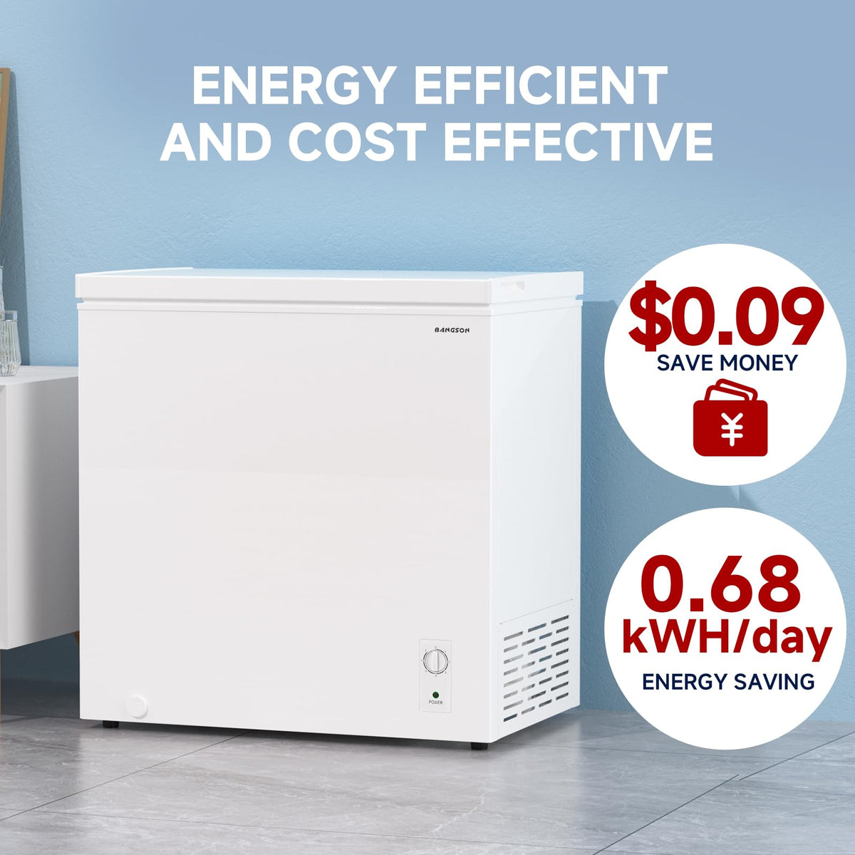 7.1 Cu.Ft Chest Freezer White F735172