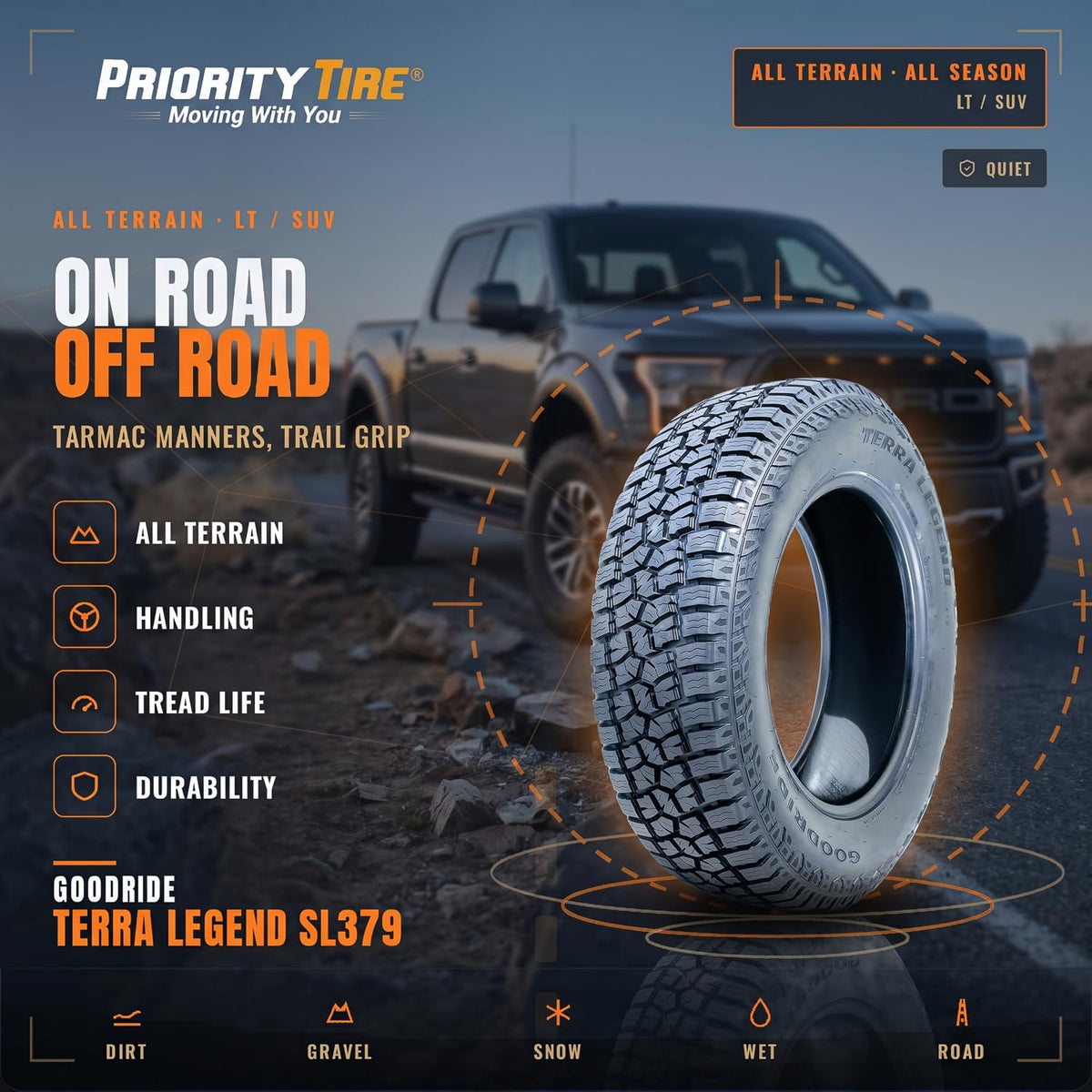 18 inch Tire P80853