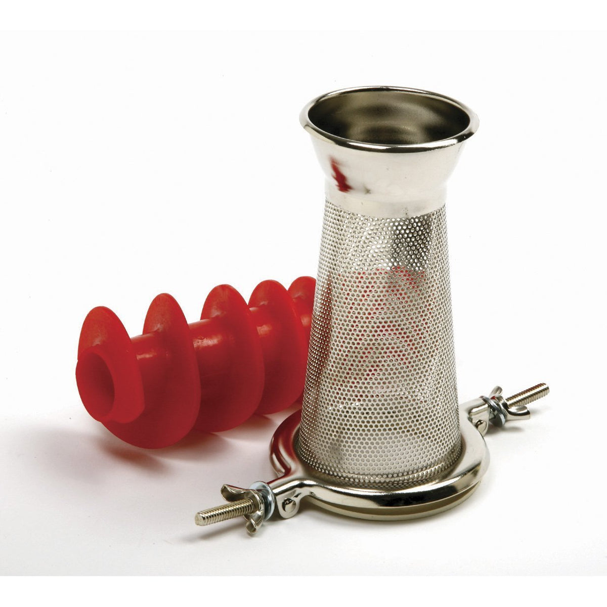 White Food Strainer and Sauce Maker E6689