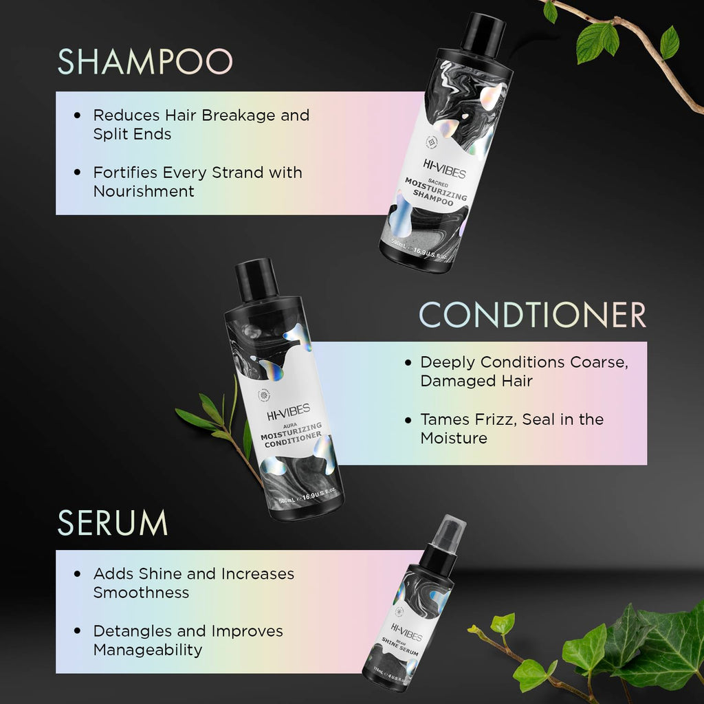 Vegan Argan Oil Shampoo Conditioner and Serum Set Q821