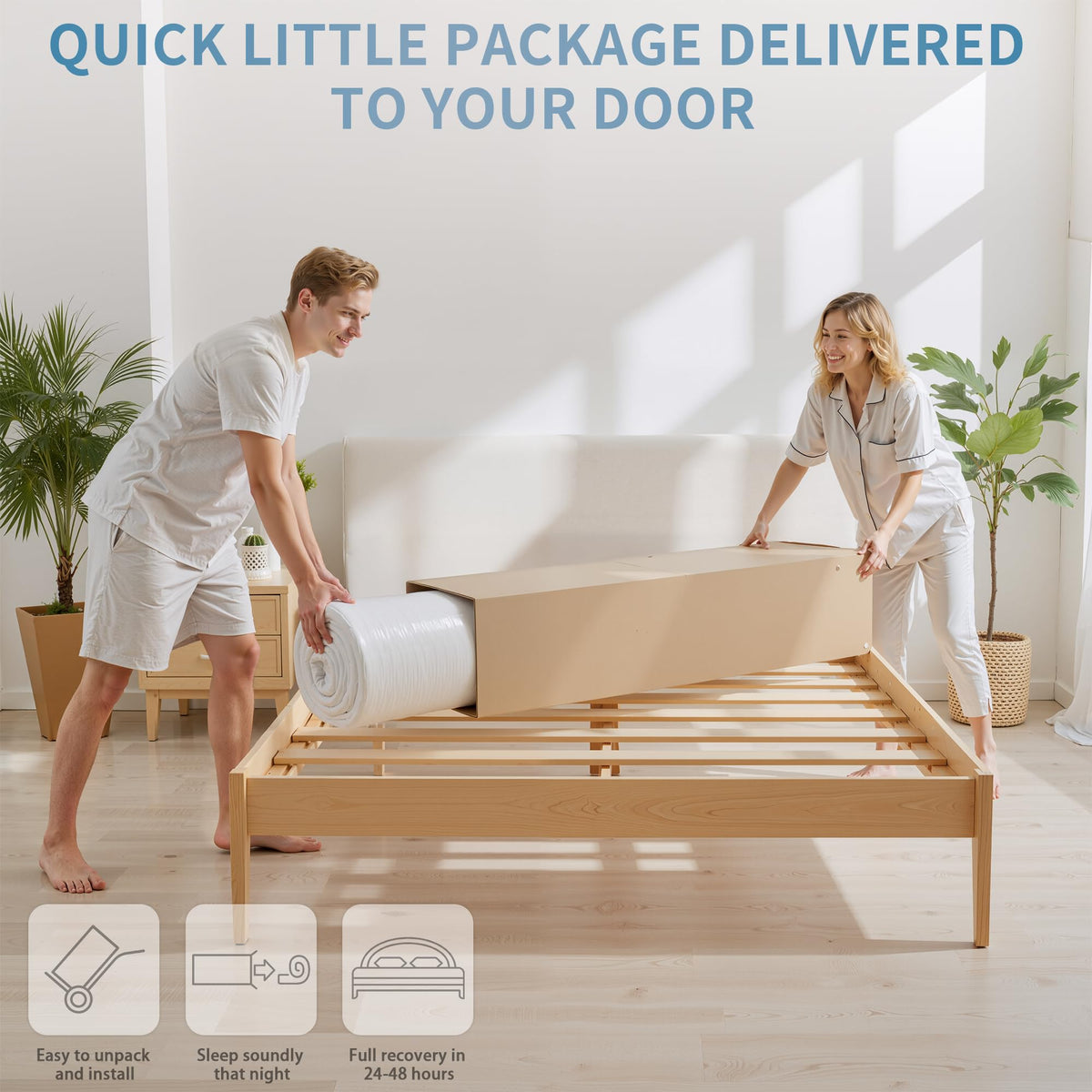 Full Size 12 Inch Medium Firm Hybrid Mattress N157