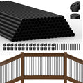 105 Pack 26" Black Aluminum Deck Balusters R16966