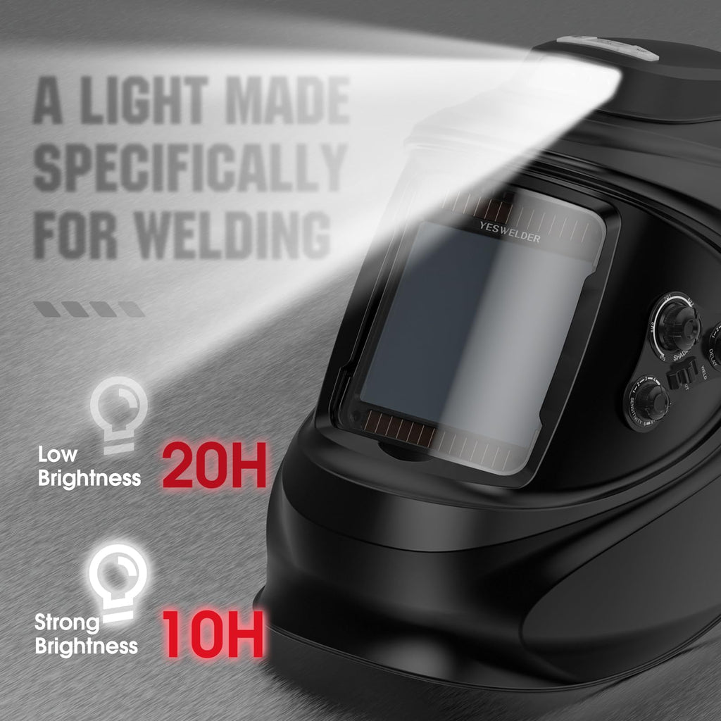Welding Helmet with Fan and Work Light E33025