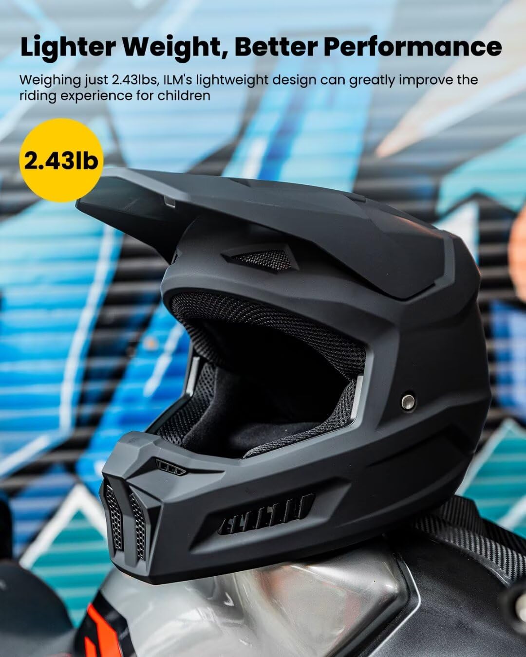 Kids Youth Full Face Dirt Bike Helmet G265